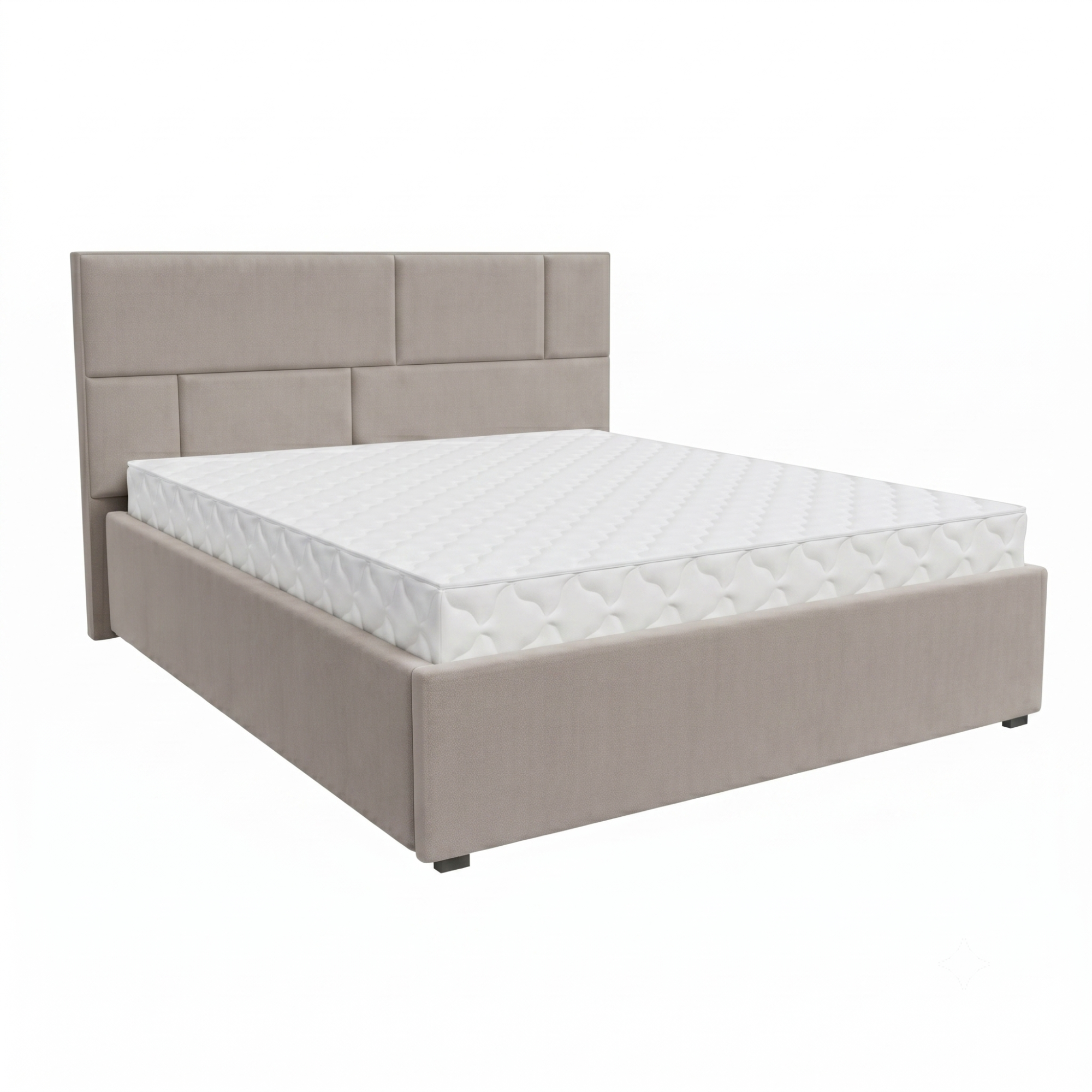 Кровать Невада-1 1,6*2,0 с П.М. Тк.Levis 6 стоун 1 кат  Апогей