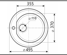 Кухонная мойка S-3 (песок) матовый