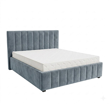 Кровать Кордова-1 1,4*2,0 с П.М. Тк. Sensey Ultimate Grey 3 кат  Апогей